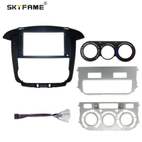 SKYFAME Car Radio Fascia Frame Adapter For Toyota Innova Avanza 2011-2014 Android Stereo Dashboard Kit Face Plate