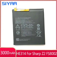 SIYAA HE314 Battery For Sharp Aquos Z2 FS8002 Replacement Batteries High Capacity 3000mAh Rechargeable Mobile Phone Batteria
