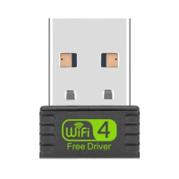 2.4GHz Mini USB WiFi Adapter Free Drive USB Ethernet WiFi Dongle 150Mbps USB WIFI Network Card Built-In Antenna for PC Laptop