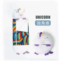 內地直送 - 兒童可愛抱枕卡通睡袋 防踢兒童睡袋嬰兒睡袋連體寶寶睡袋