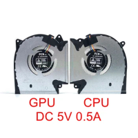 New CPU GPU Cooling Cooler Fan For ASUS ROG Strix G15 G513 G533 G17 G713 G733 G533Q G513QR G713QR G733QS 13NR0510P01011 DC12V 5V