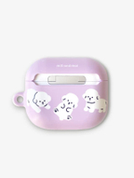 เคสใส่หูฟังแอร์พอต - Bichon purple (airpods Pro 2)