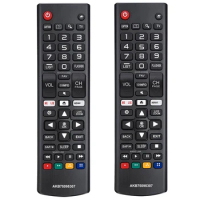 Remote Control AKB75095307 For All LG TV Universal OLED LCD LED HDTV 4K Smart TV With Shortcut Buttons,2 Pack