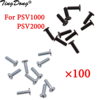 TingDong 100PCS Customs Screw Set replacement for PS Vita 1000 for PSV1000 PSV2000 Game Console