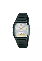 Casio Unisex Analog-Digital Watch AW-48HE-7AV Black Resin Strap