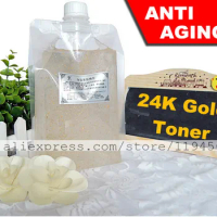 1KG Nano 24K Decleo r Gold Foil Toner Skin Care Serum Anti Aging Wrinkles Whitening Mosturizing 1000ml Beauty Salon Equipment