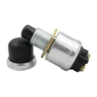 Engine Start Push Button Accessories Momentary Start Switch Weatherproof Replacement for Truck RV Boat Marine Vehicles