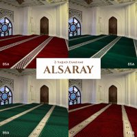Karpet  Masjid/Musholla AL - SARAY  120x(custom) - PREMIUM Hijau