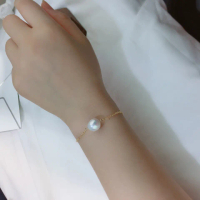 Gelang Wanita Mutiara Air Laut Asli - Perhiasan Fashion Gelang - Gelang Mutiara Asli - Gelang Mutiar