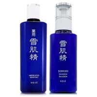 *KOSE高絲 雪肌精乳液140ml+雪肌精化妝水200m(一般/無盒版/禮盒拆售)