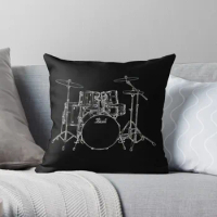 Drums Throw Pillow Pillowcase Cushion Cover Home Decorative Sofa Pillow Cover Cushion Cover 40x40cm 45x45cm
