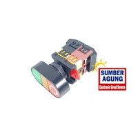 Fort Push Button Double 22/25mm Merah SCB220R Push Button Double Oval