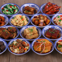 Restaurants Dishes Props Accessories Simulated Meat Vegetables Chinese Cuisine Pretend Food Dish Rice Model
