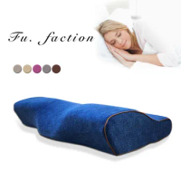 Memory Foam Butterfly Shaped Bedding Pillow, Neck Protection, Slow Rebound, Cervical Neck, Health, Size in 50*30cm