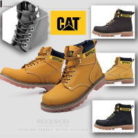COD [ของแท้] Cat Caterpillar รองเท้าบูทหนัง สําหรับผู้ชาย ไซซ์ 34-46 784N