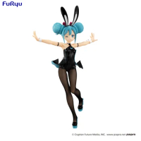 In Stock Original Anime FuRyu Hatsune Miku Wink Bunny Girl Ver. Miku Figure 30Cm Figurine Model Collection Toys for Girls Gift