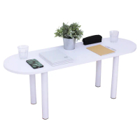 【美佳居】橢圓形和室桌/矮腳桌/餐桌/沙發前桌-深40x寬120x高45/公分(二色可選)