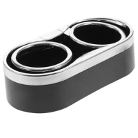 Double-Car Cup Holder Automobile Water Drink Rack Drink Water Cup Bottle Can Holder Plastic Drink Holder Cup