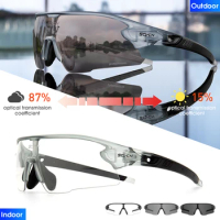 Men Women Photochromic Fashion Cycling Fishing Sport Sunglasses Running Driving Eyewear MTB Racing Bike Goggles Bicycle Glasses