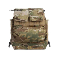 EMERSON Tactical Back Pack Panel Vest Accessory Package Hunting Airsoft Gear MOLLE Rear Panel For AVS JPC 2.0 CPC Vest