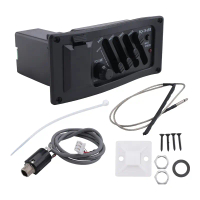 Bộ khuếch đại Preamp guitar, bộ cân bằng EQ, EQ 4 băng tần, thích hợp cho Acoustic Piezo 7545r