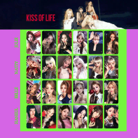4-6pcs/set KISS OF LIFE KIOF Photocards Midas Touch Lomo Cards JULIE NATTY BELLE HANEUL SOLO Postcar