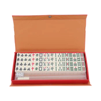 Mahjong Set Game American Table Sets Chinese Board Tiles Japanese Riichi Western Party Games Portable Mini Mahjongg
