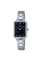 Casio Watches Casio Women's Analog Watch LTP-V009D-1E Silver Stainless Steel Band Ladies Watch