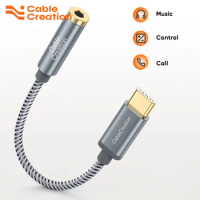 CableCreation USB Type C to 3.5mm Jack Aux Headphones Adapter USB C to Audio Cable For iPad Pro Samsung Galaxy Motorola Xiaomi