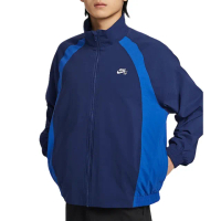 【NIKE 耐吉】AS U NK SB FZ WVN JKT 男款 滑板 夾克外套 休閒 拉鍊外套 藍色(HJ2911-492 ∞)