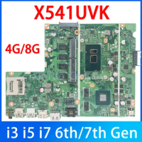X541UVK Mainboard For ASUS X541U X541UJ A541U X541UVK K541U Laptop Motherboard With 4GB 8G I3-6TH I5 I7 GT920M 100% Test OK