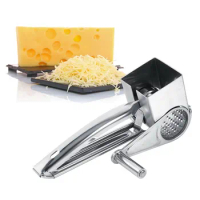 Stainless Steel Rotary Cheese Grater Butter Knife Raclette Fondue Set Slicer Cutter Grinder Kitchen Accessories Gadgets Tools