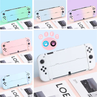 For Nintendo Switch OLED Protective Case pink PC Hard Cover Console JoyCon OLED Shell for Nintendo Switch Accessories Skin
