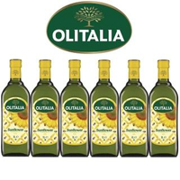 【Olitalia奧利塔】葵花油(1000mlx6瓶/組)