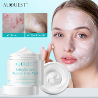 Salicylic Acid Acne Treatment Facial Mask Blackhead Black Dot Remover Clay Mask Face Skin Care Beauty Health