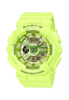 CASIO Casio Baby-G BA-110 Series Lime Resin Watch BA-110YK-3ADR