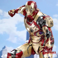 Hot Toys Marvel Iron Man 3 Mark 42 1:4 Scale Collectible Figures Deluxe Edition Soldier Accessories Peripheral Gifts