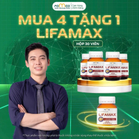 [Bán buôn giá rẻ] [Bảo Hành] Combo 4 TẶNG 1 Bổ gan LIFAMAX 30 viên  giải độc, mát gan, phục hồi chức