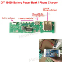 5V USB Lithium Li-ion 18650 3.7V Battery Charger Module DIY Phone Power Bank