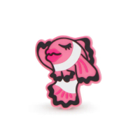 【KIPLING官方旗艦館】親吻魚拉鍊鑰匙扣-PINK FISH PULLER