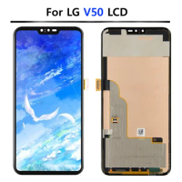 Original LCD For LG V50 Display Touch Screen Digitizer Assembly With Frame For LG V50 ThinQ 5G LCD Replacement Free Shipping
