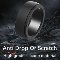 Silicone Smart Ring Skin Cover Shockproof Protective Cover Anti-Scratch Anti Drop S for 6 7 8 9 for Oura Ring Gen 3 Working Out