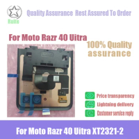 Original For Motorola Razr 40 Ultra LCD Touch Screen External Display AMOLED Digitizer Assembly For Moto Razr 40Ultra LCD