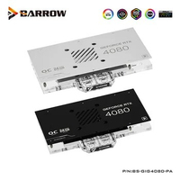 Barrow GPU Water Block For Gigabyte AORUS RTX 4080 16GB MASTER/GAMING/EAGLE /AERO OC Card Cooler With Backplate,BS-GIG4080-PA