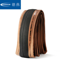 1 pair Schwalbe Bicycle Tire 700C 700x35C 40C 40-622 TLE Tubeless Easy Road Bike Tires Folding Type RaceGuard Classic-Skin