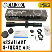 Teleskop MARCOOL ASSAILANT 4-16X42 AOE MAR-199 Reticle Nyala lampu Red Green