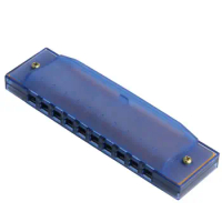 10 Holes Diatonic Blues Harp Harmonica for Key of Translucent Gifts with for C Dropshipping