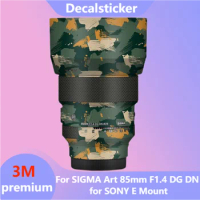 For SIGMA Art 85mm F1.4 DG DN for SONY E Mount Lens Sticker Protective Skin Decal Film Protector Coat ART85 F/1.4 DGDN