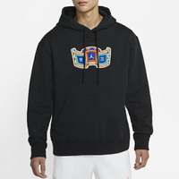 Nike AS M J FLC PO Hoodie [CV3463-010] 男 長袖 帽T 厚磅 連帽上衣 黑