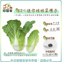 【綠藝家】B12-1.迷你娃娃菜種子0.2克(約45顆)